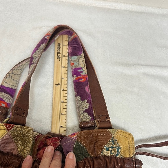 Lucky Brand Hobo  Colorful Patchwork Shoulder Bag - Picture 12 of 13